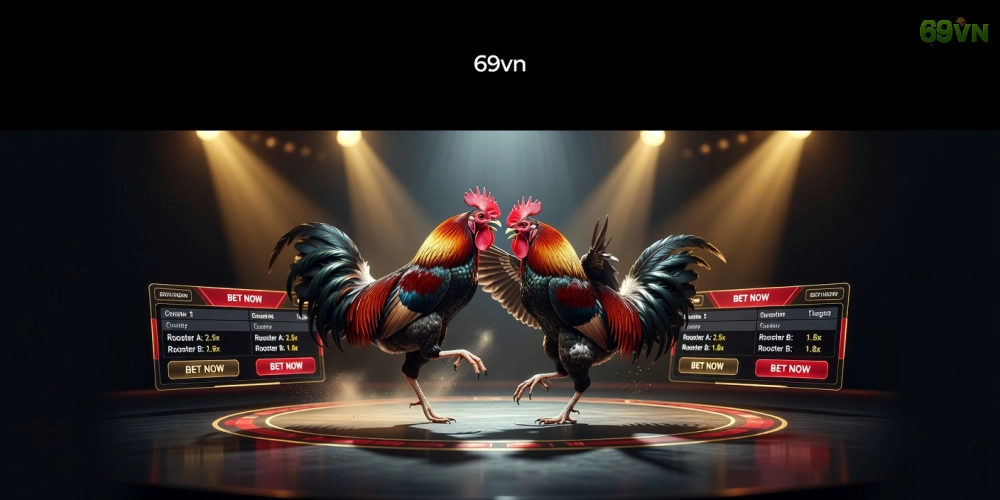 Hình ảnh minh họa khái niệm đá gà casino trực tiếp 69vn với trường gà hiện đại
